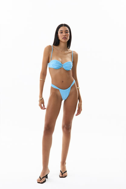 REBEL BALCONETTE TOP - AQUA