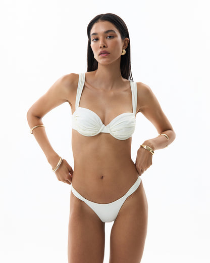 THE BASIC BIKINI BOTTOM - PEARL